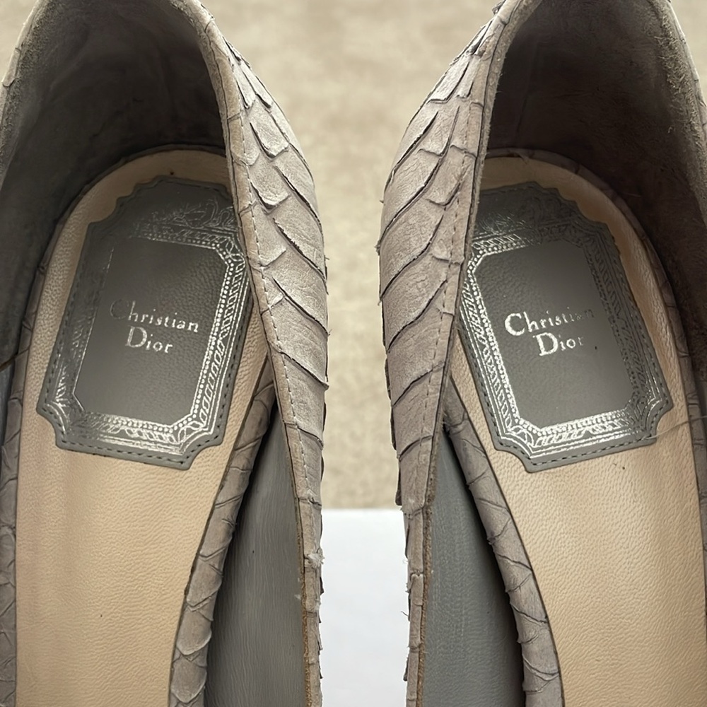 Christian Dior "Miss Dior" Peep toe platform heels, size 37/US 7 - Picture 3 of 10